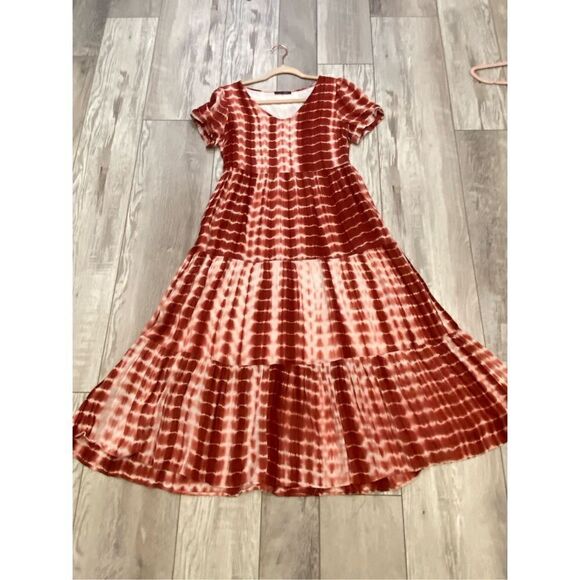 Papermoon, tie-dye, midi, dress size S - Picture 1 of 12